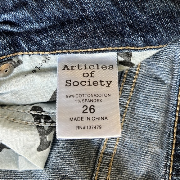 Articles of Society Crop Coachella Size 26 - Picture 3 of 9